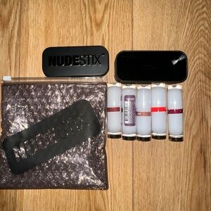 NUDESTIX Lip Collection with Black Case. With lips sticks